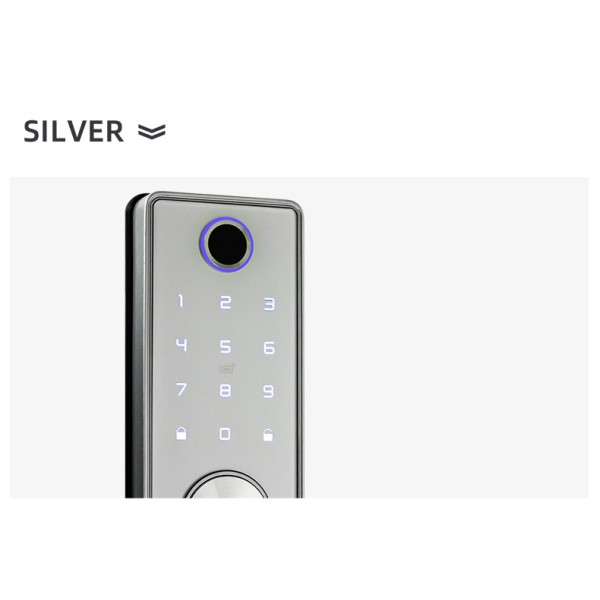 YAGU Mini Short Smart Lock Keyless Entry Password IC Card Key Anti-theft Lock Office Automatic Digital Code Deadbolt Door Lock