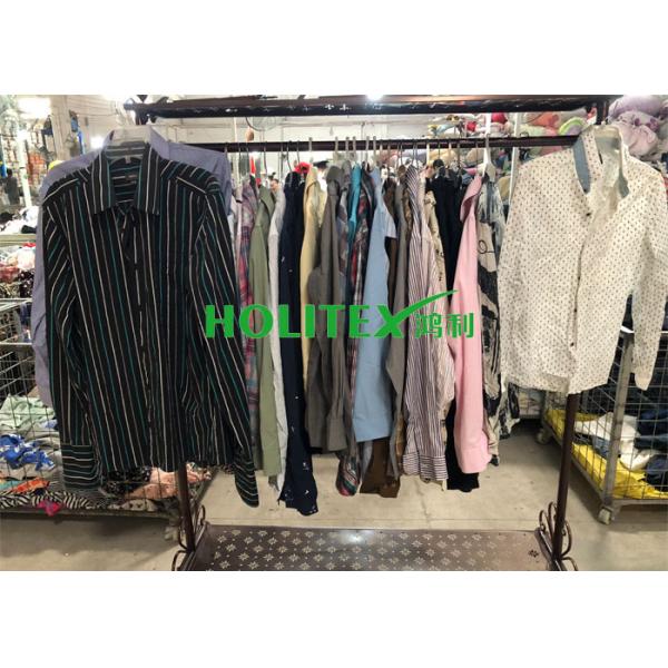American Style Mens Used Clothing Long Sleeves 27- MS-L With Cotton Material