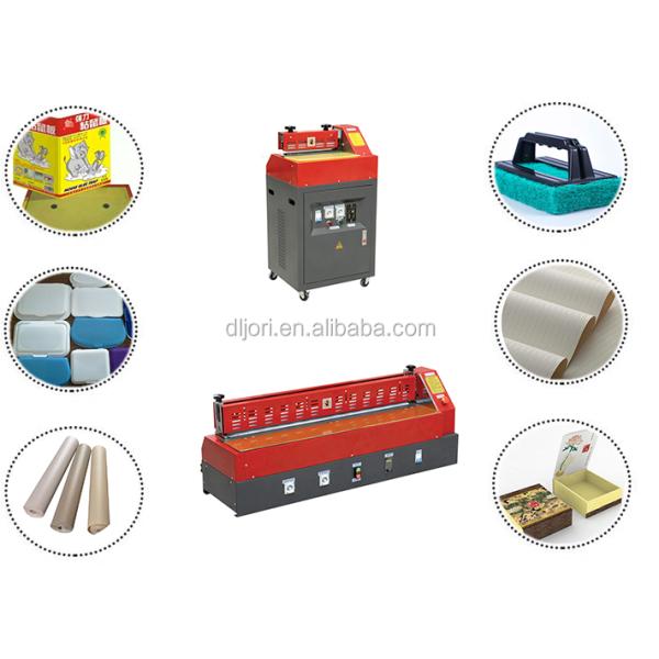Customized Width Different Type Hot Melt Lamination Glue Roller Coater Machine