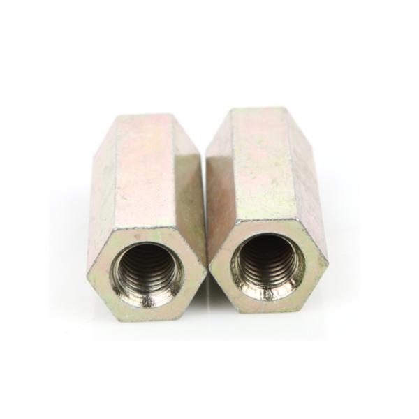 Цинк цвета покрыл длинную гайку длинной гайки наговора DIN6334 соединения наговора чокнутую соединяясь