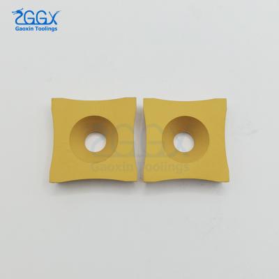 CVD Coating Lathe Cutting Cemented Carbide Inserts Golden Gray