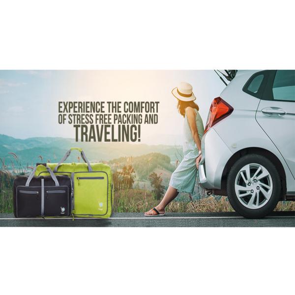 Foldable Sports Duffle Bag 60l Duffel Backpack For Women Men Lightweight Waterproof