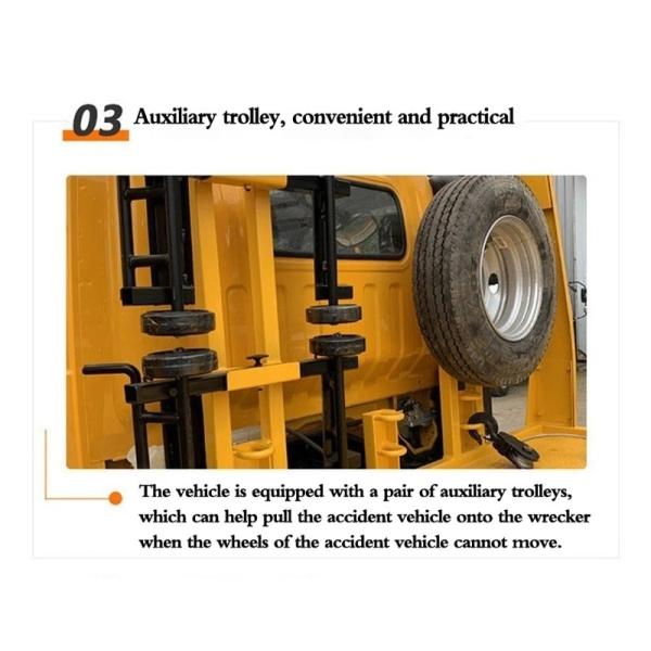 4X2 Municipal Wrecker Tow Truck 4 Ton Roadside Assistance Left/Right Hand Drive