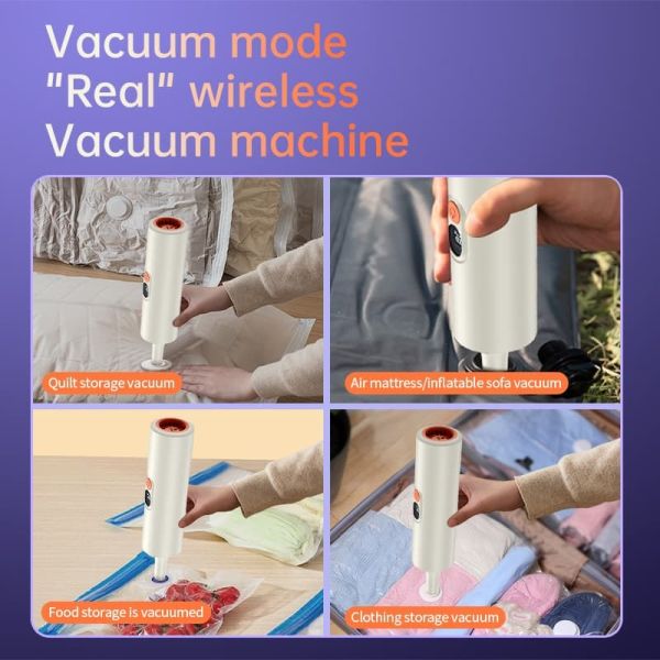 Portable Travel Car Vacuum Cleaner Strong Suction Cordless Handheld Vacuum Cleaner