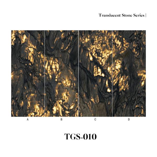 3D Printed Translucent Stone Wall Panel Luxury Texture Accent Wall Cladding