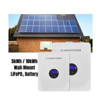 Batterie de stockage d'énergie 48v200ah Powerwall Lifepo4 Batterie 5kwh 10kwh 15kwh