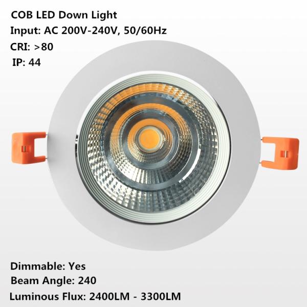 30W / обломок Dimmable 35W/40W Epistar привел фары, регулируемое, Rotable потолочное освещение