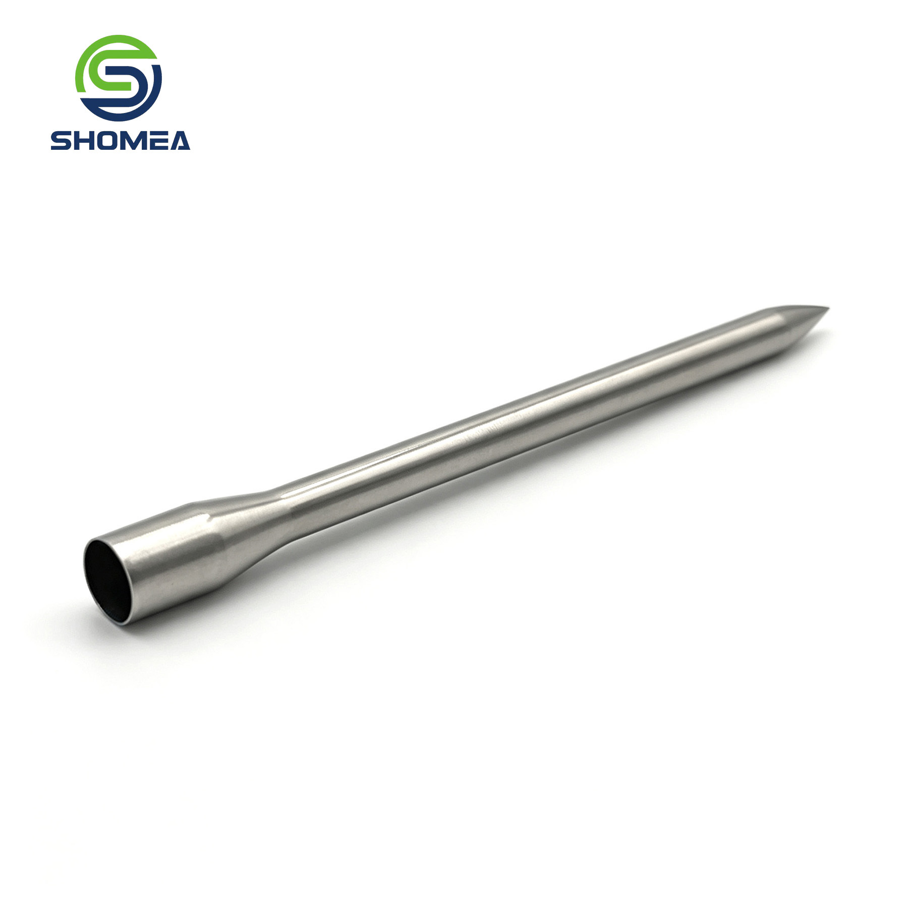 Customized Tapered Tip Hollow Guide Tube With Sharp Conical Head