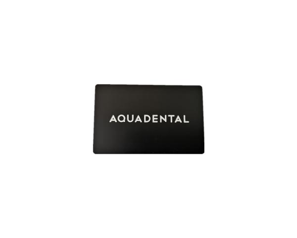 85x54mm SS304 Metal Business Cards Electronc Plate Black Color