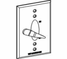 Алюминий поднял прямоугольные погодостойкие крышки штепсельной розетки крышек коробки электрические