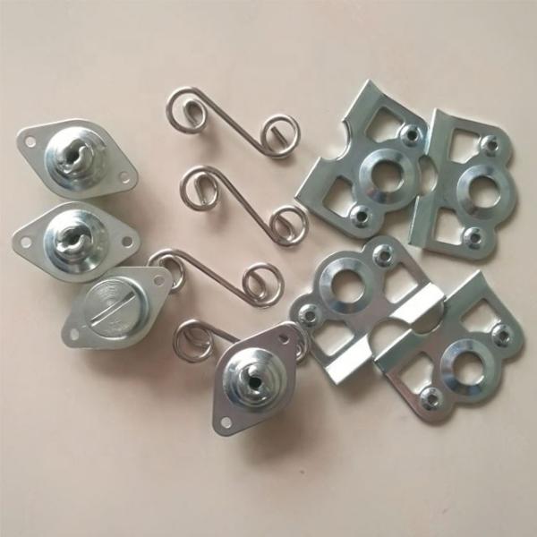 Soldadura Universal de Sprintcar sem asas em tamanho Dzus, de peso leve, placa traseira de mola 1-3/8 para montagem de carros, universalmente aceita