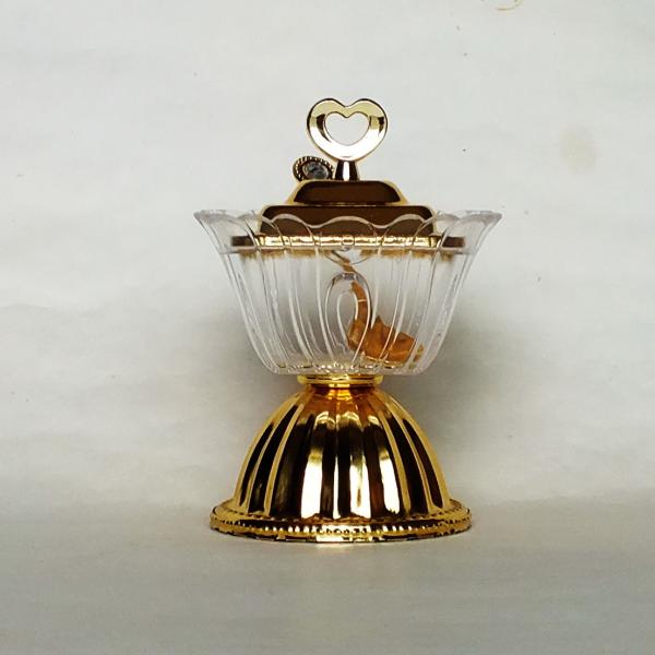 Transparent high foot bowl（19）