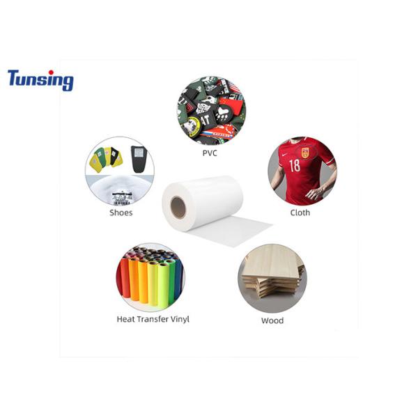 White Milky PES Hot Melt Adhesive Film Roll 500mm Width Competitive Price Thermal Bonding Film for Embroidery Logo Patches