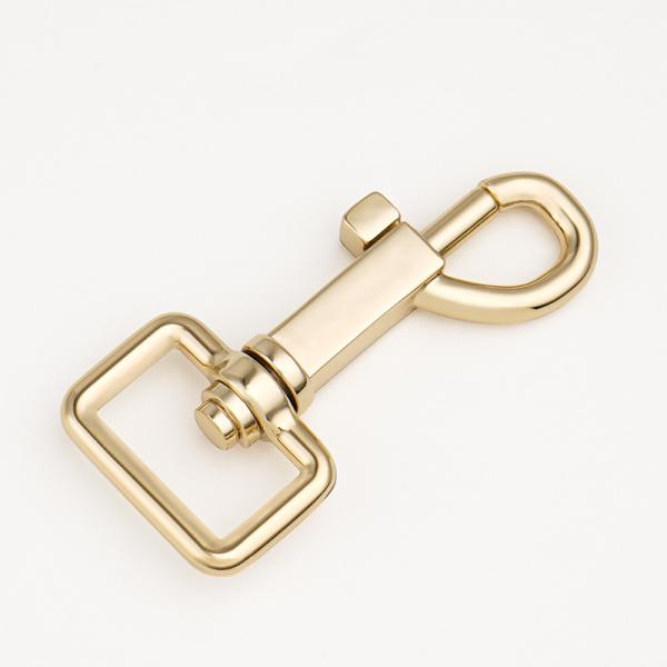 Customized 20mm Gold Metal Snap Hook for Bag Strap Clasp Bag Hardware 3/4 Swivel Hook
