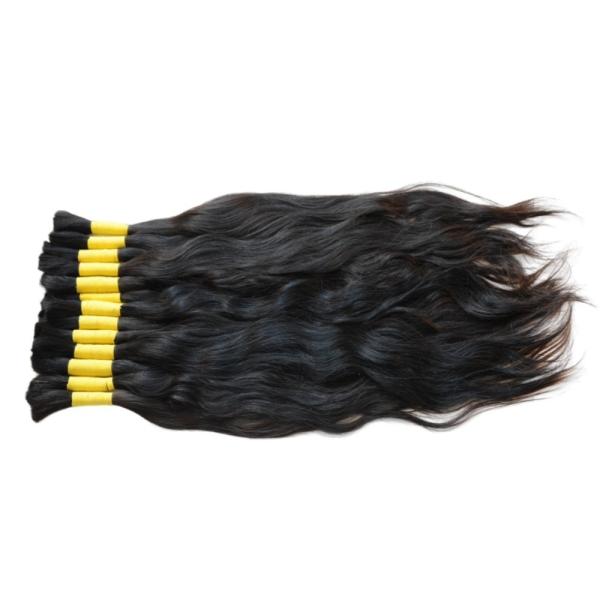 100g/pack Virgin Natural European Blonde/Silver/Grey Wet and Wavy Human Braiding Hair Bulk