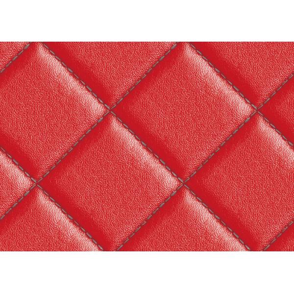 Обои имитационной кожи ромбовидного узора высокие, современный материал ПВК обоев комнаты