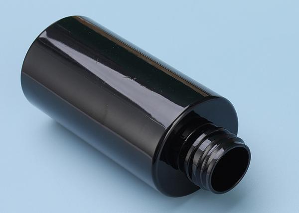 A loção plástica de PETG engarrafa a garrafa BPA do ANIMAL DE ESTIMAÇÃO do preto 100ml SEM CHUMBO
