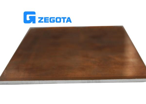 Multifunctional Copper Clad Steel Sheet 0.01-4.0mm Thickness High Magnetic Conductivity
