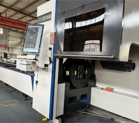 Laser Source Repositioning Accuracy 0.03mm Auto Feeder CNC Laser Tube Cutting Machine for Small Tubes