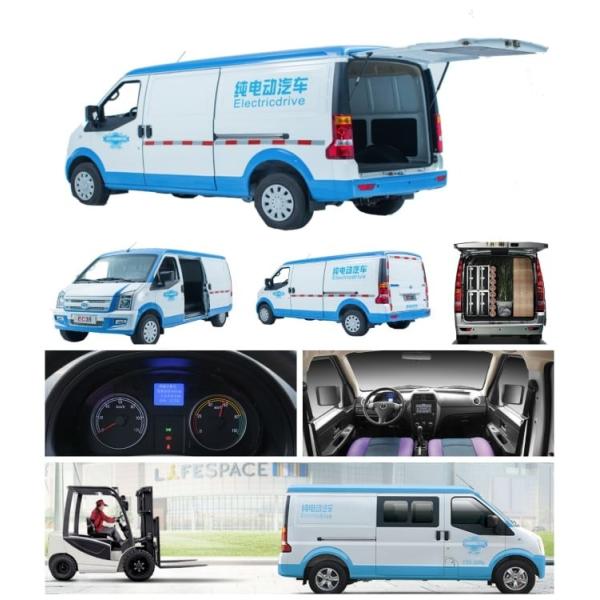 EEC аттестовал правую доставку Van груза Ruichi Ec35 электрических автомобилей привода 245Km