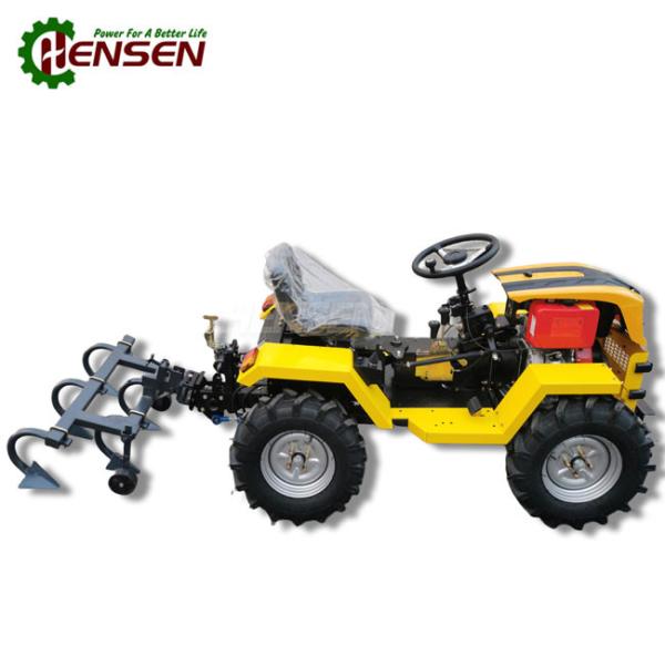 5 Tine Hoe Mini Tractor Multifuncional Azul Amarelo Cor Personalizada