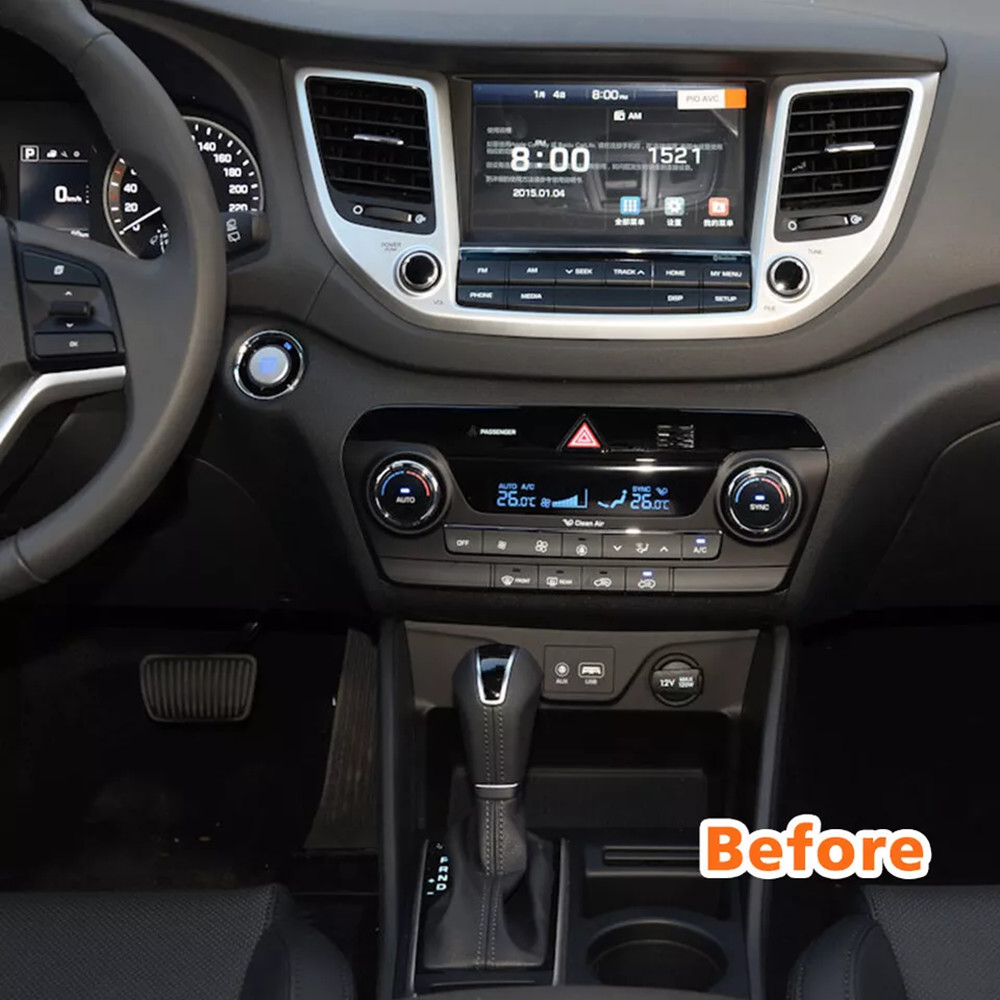 Навигация 9.7in Carplay Car Radio Android Для Hyundai Tucson 2014-2018 Спикер стерео