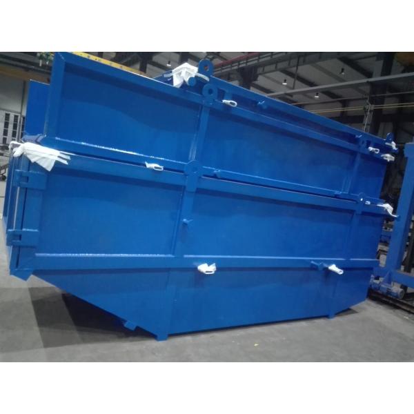 2CBM-40CBM Metal Skip Bin , Construction Skip Bins For Waste Management