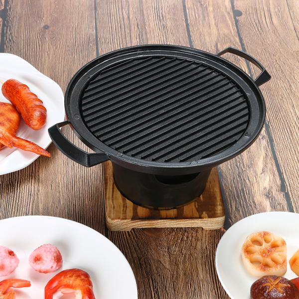 Гриль барбекю алюминиевой не ручки Yakiniku Yakitori плиты алкоголя столешницы бездымный мини портативный