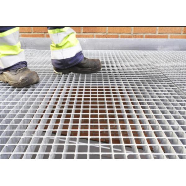Heavy Duty Anti Slip Stainless Steel Walkway Grating Durable Industrial Flooring