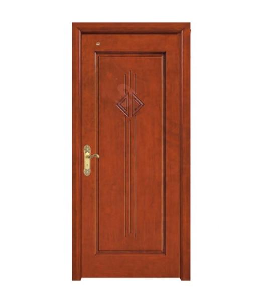 6 Layer PU Painting Flat Flush HPL Doors Waterproof Solid Wood 90cm