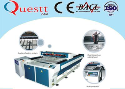 Máquina de gravura plástica do laser para o pano de matéria têxtil, laser 200W que grava a maquinaria