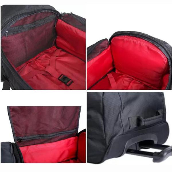 Сумка шестерни большой емкости с колесами свертывая оборудование на открытом воздухе спорта вагонетки