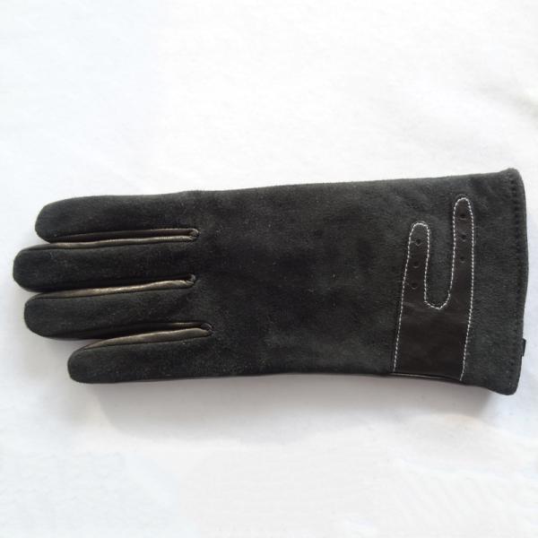 Wholesale customized fashion women sheepskin leather gloves