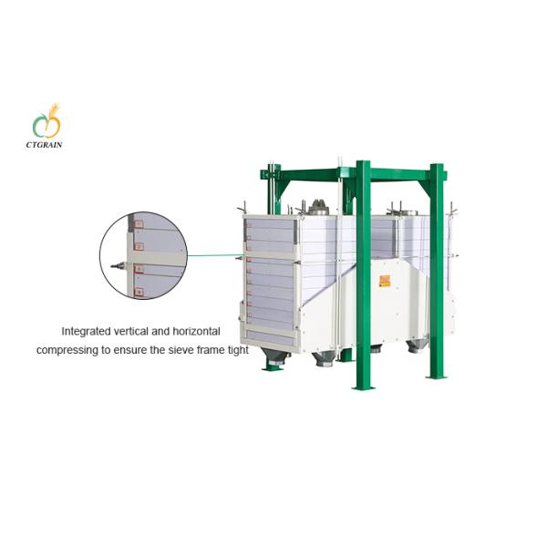 Double Section Plansifter Grain Milling Equipment For Wheat Flour Mill