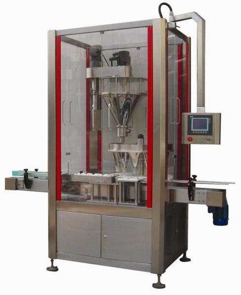 Coffee / Milk Rotary Powder Filling Machine Spice Multi Language Interface