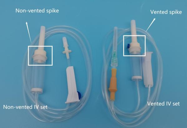 Medical Devices Disposable Intravenous IV Giving Set And Conponents