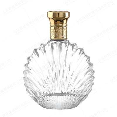 OEM ODM 500Ml Clear Glass Bottle For Fruit Wine And Liquor Spirits