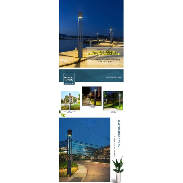 20W 30w 40w Decorative LED Outdoor Landscape Lights Bulbs Exterior 2.5m 4M