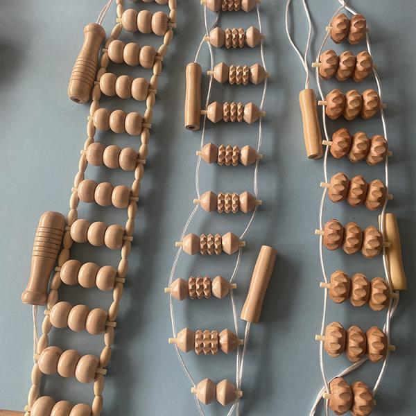 Other Safety Standard Wood Back Massage Roller Rope for Pain Relief and Relaxation