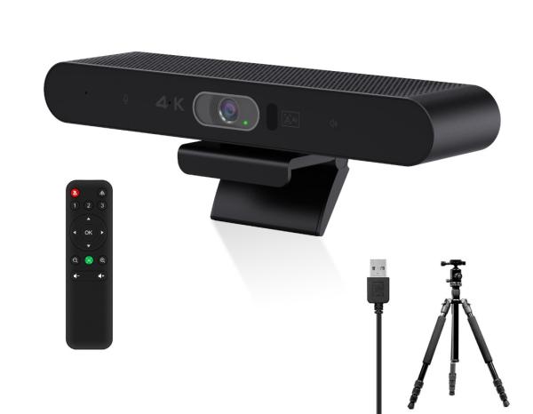 Caméra vidéo pour panneau plat interactif Plaques intelligentes 4K avec traçage d'IA avec télécommande
