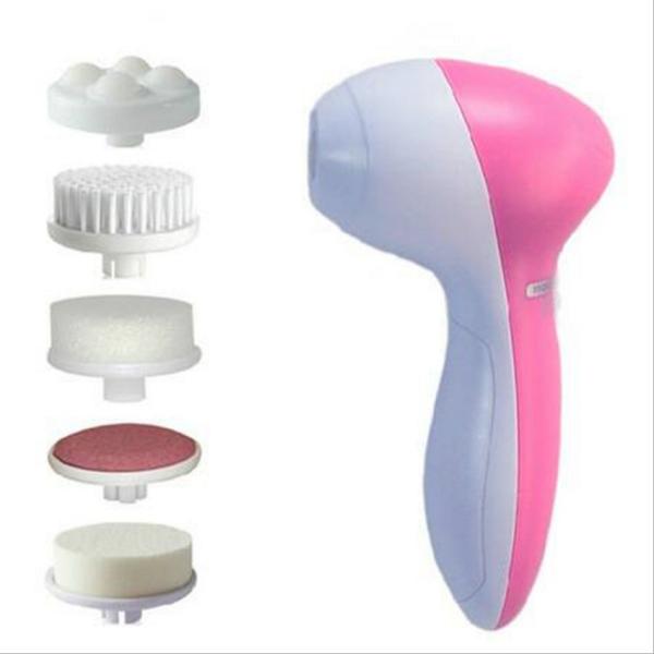 5 na limpeza profissional da cara do Massager do cuidado 1beauty escove a cara de limpeza facial elétrica da escova escovam elétrico