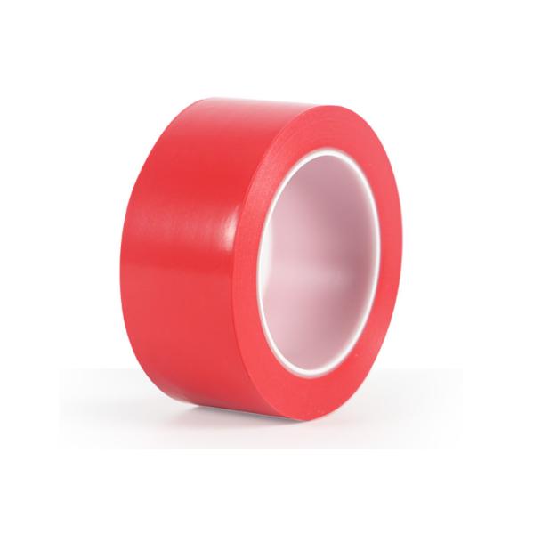 Red Self Adhesive PVC Tape 50mm For Communications Wiring