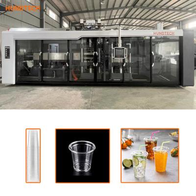 Vácuo automático descartável da máquina de Thermoforming da bacia plástica que forma o equipamento