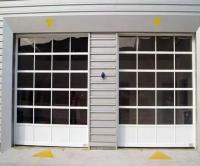 Watertight Aluminum Alloy Sectional Garage Door With Glass Panels Factory Price Frameless Aluminum