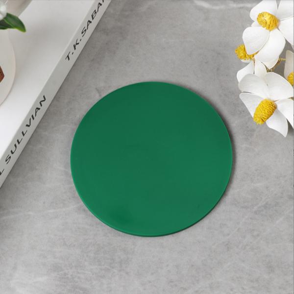 Waterproof Drink Cup Coaster Custom Design Soft Sublimation Print PVC Coasters