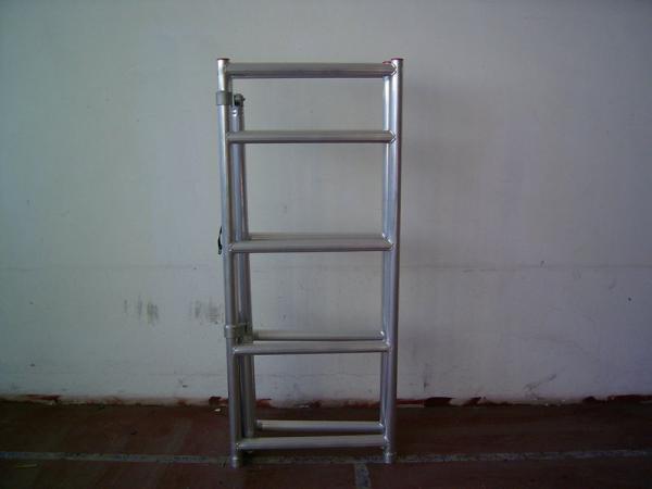 Échafaudage d'intérieur de pliage à haute résistance d'alliage d'aluminium/échafaudage se pliant mobile