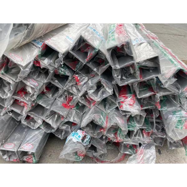 Tubería cuadrada de acero inoxidable pulida ERW