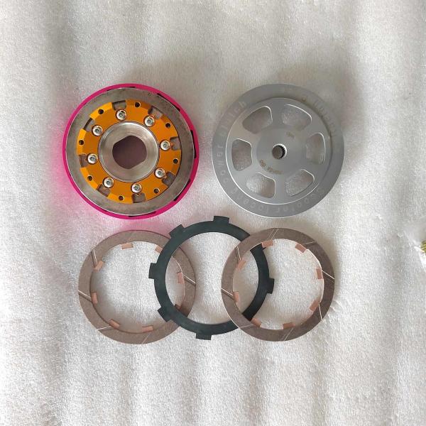2pcs  Scooter Racing Clutch Silver Red Honda Clutch Kit Customizable