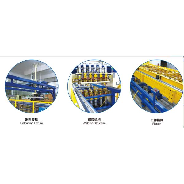 Máquina tubular de Mesh Six Head Spot Welding do quadro de IBC