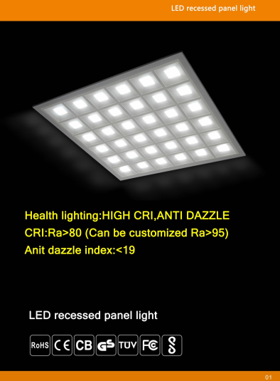 600x600mm утопленное установленное поверхностное света панели 40W СИД 120lm/W 265V